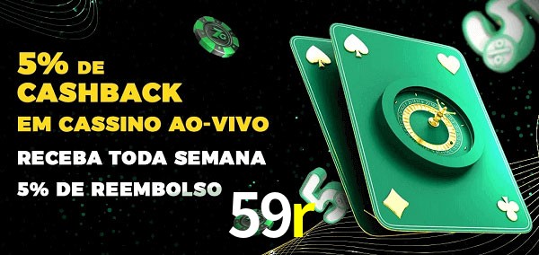 Promoções do cassino ao Vivo 59r